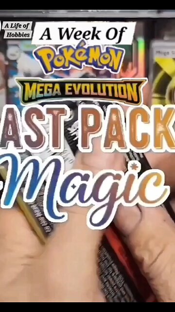 Last Pack Magic Mega Evolution Booster Bundle!