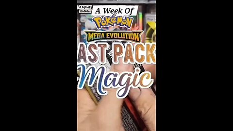 Last Pack Magic Mega Evolution Booster Bundle!