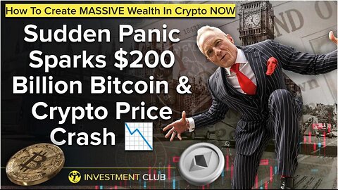 Sudden Panic Sparks $200 Billion Bitcoin & Crypto Price Crash