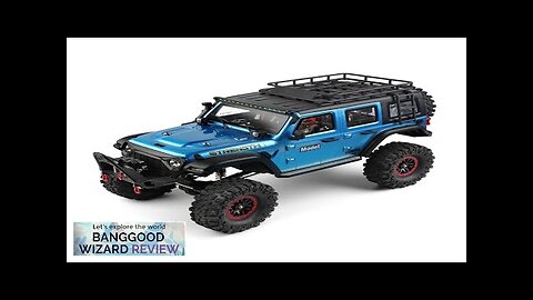 Wltoys 104010 RTR 1/10 2.4G 4WD RC Car Rock Crawler Off-Road Climbing Review