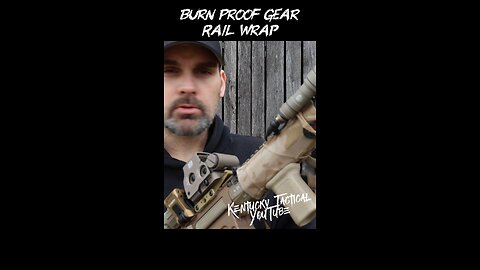 Burn Proof Gear Rail Wrap - 300 Blackout Peanut Butter Build