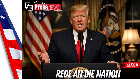 LIVE - Präsident Donald Trump hält eine Rede an die Nation.