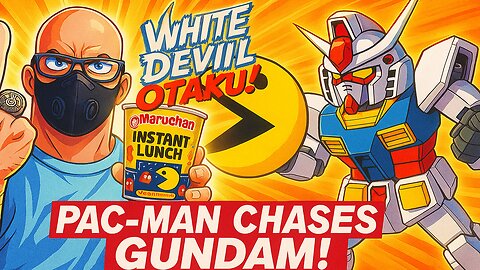 "Pac-Man Eats Ramen, Chases Gundam! WTF, Bandai Namco?!"