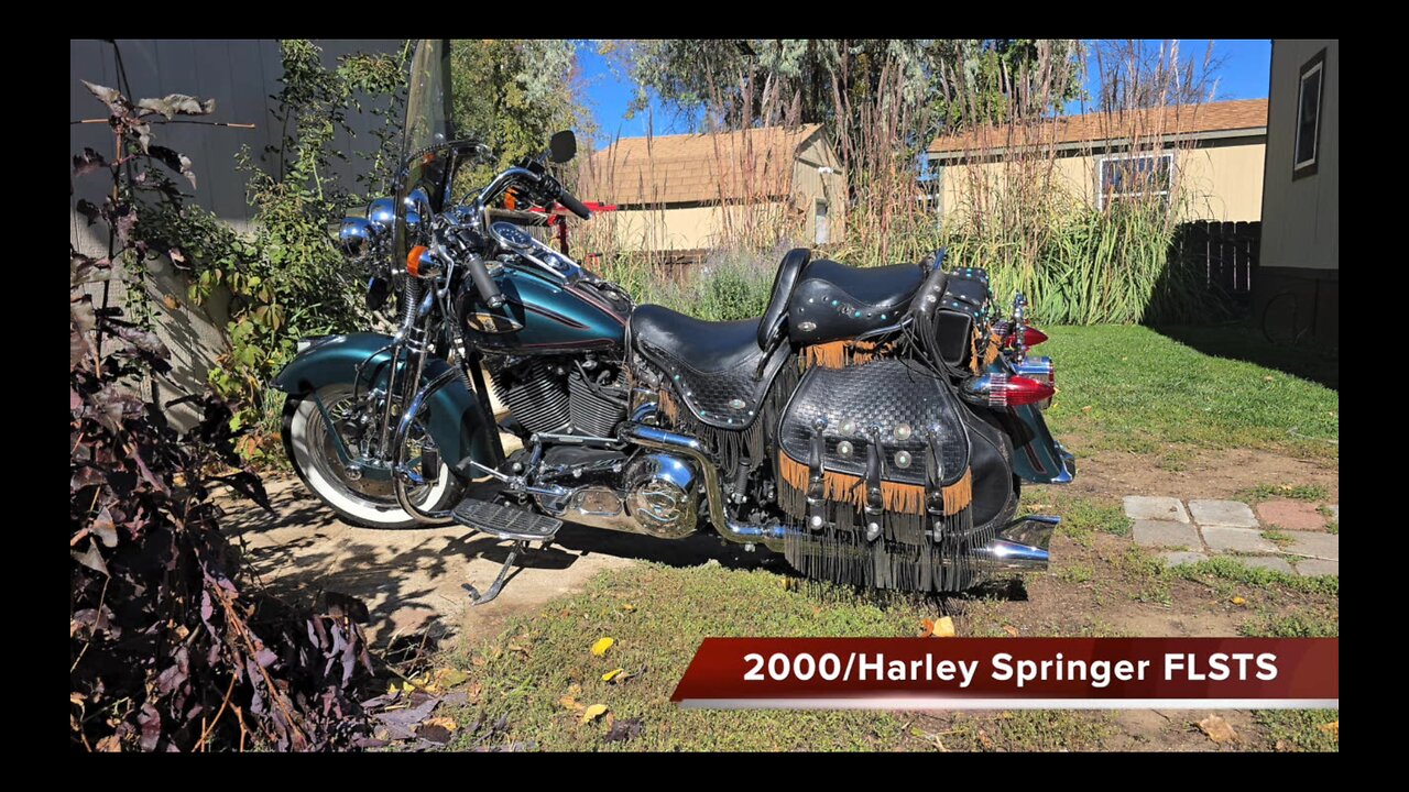 Showing off the Harley Springer I Built