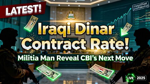 LATEST Iraqi Dinar Contract Rate! 📄 Mnt Goat & Militia Man Reveal CBI’s Next Move 💥 Iraqi Dinar News