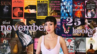November reading wrap up | 25 books | one sentence reviews | December TBR | all genres