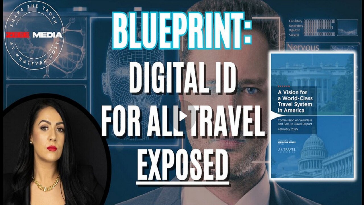 Maria Zeee on Infowars || BLUEPRINT: Digital ID for All Travel Exposed