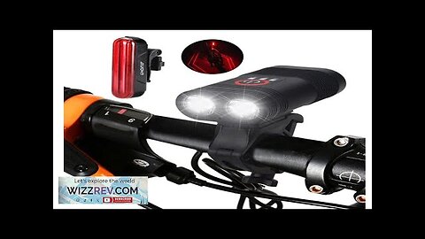 3000LM Double LED Rechargeable Bicycle Head Light Bike Type-C Lamp+Rotating Mount Headlamp Review