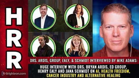 Drs. Bryan Ardis & Jana Schmidt - AI, Health Freedom, Cancer Industry & Alt Healing