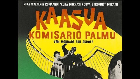 1961 Kaasua komisario Palmu.