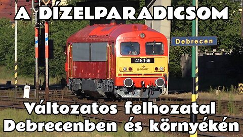 2025.09.15. Dízelparadicsom keleten. Vonatok Debrecen környékén Hajdúböszörmény, Vámospércs, Apafa