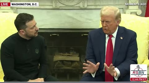 Trump tells Zelensky to stop dictating to how the USA will feel. Trump also says Zelensky is gambling with the lives of many people and world war 3 to his face. Zelensky says he does not want a cease fire . JD tells Zelensky to stop the Nazi style war pr