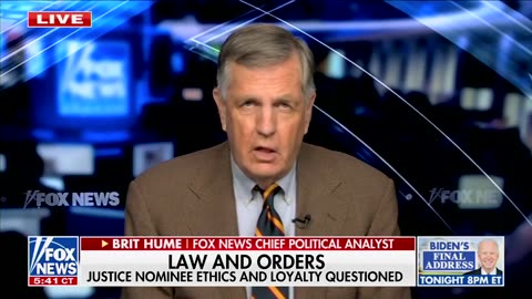 Brit Hume Points Out Narrow Majorities As Potential Hurdle For Trump’s Agenda