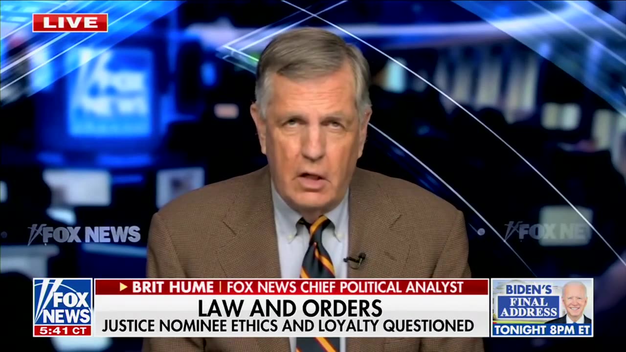 Brit Hume Points Out Narrow Majorities As Potential Hurdle For Trump’s Agenda