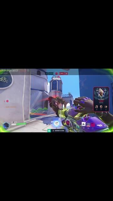 Shot Winston in the Back. no respect. lol