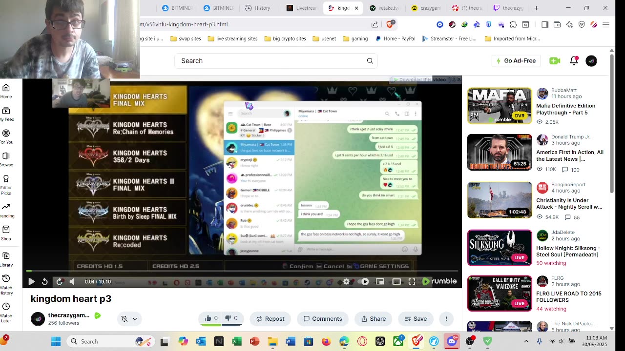 come watch me do stuff and have fun and maybe chat to