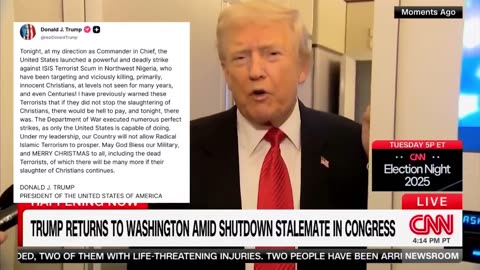 💥US delivers Deadly Christmas Day strikes against “ISIS Terrorists" in Nigeria