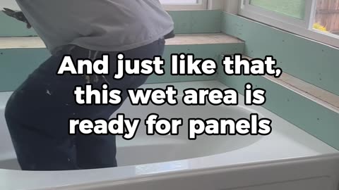 Greenboard Install for Affordable Bathroom Remodel