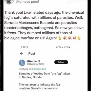 🔥🔥🔥🔥 Suspicious mystery fog loaded with parasites and bio weapons being reported worldwide