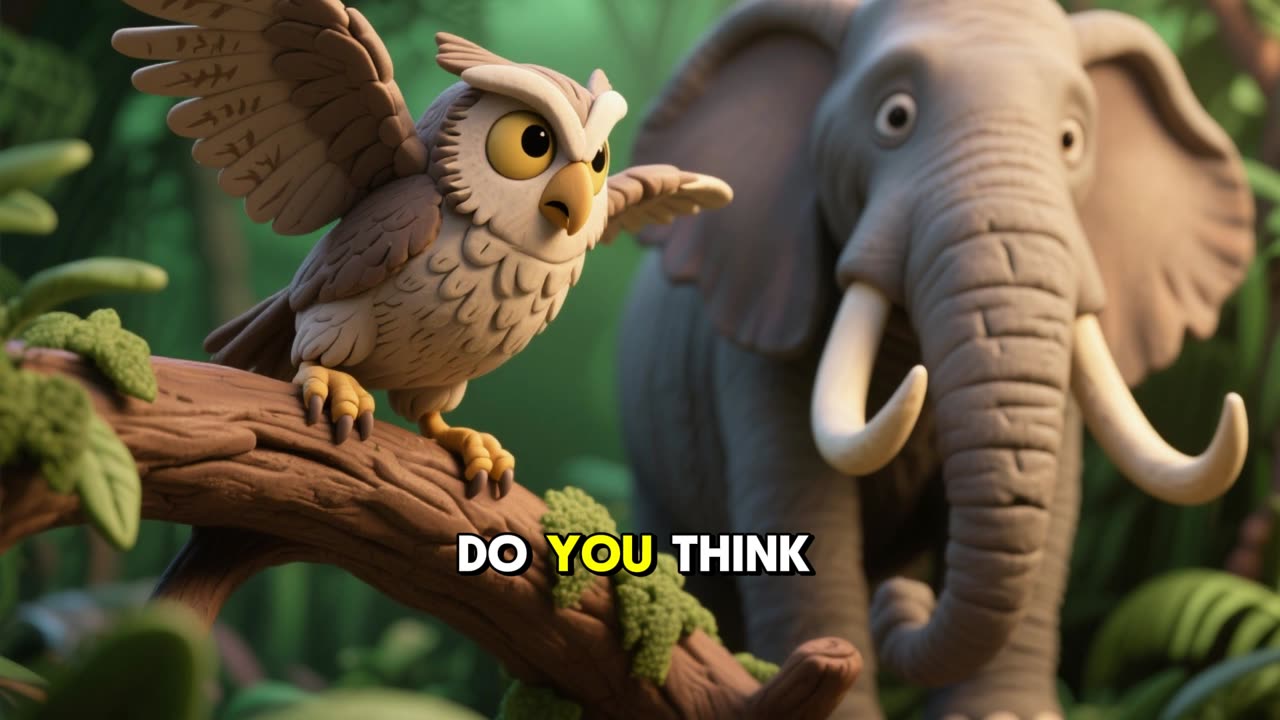 The Elephant Who Learned to Listen | Jungle Moral Story for Kids