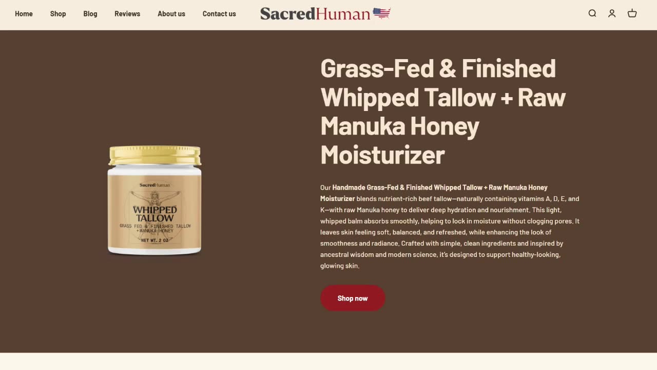 Warroom Posse Selling Out New Tallow Moisturizer!