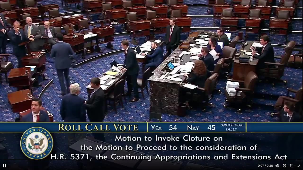 Các Thượng nghị sĩ Dân chủ vừa TỪ CHỐI, LẦN THỨ 7.