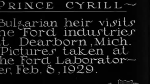 [PRINCE CYRILL OF BULGARIA AT DEARBORN] - [PRINCE CYRILL OF BULGARIA AT DEARBORN] - fc-fc-4142