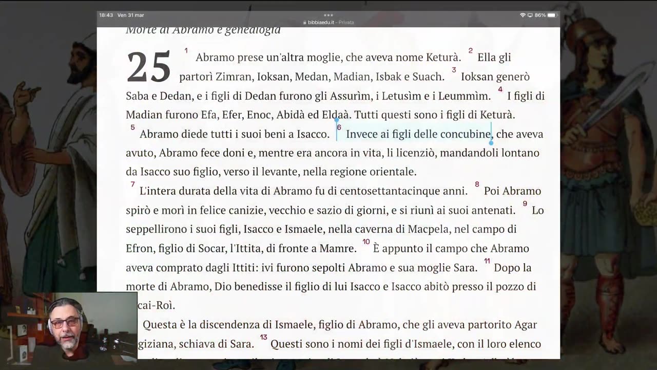 I popoli nati da Abramo (Genesi cap.25) DOCUMENTARIO Abramo il patriarca ebraico ha avuto vari figli e mogli,gli ebrei sono solo i discendenti da Isacco in poi e circoncisi al pene gli altri non lo sono