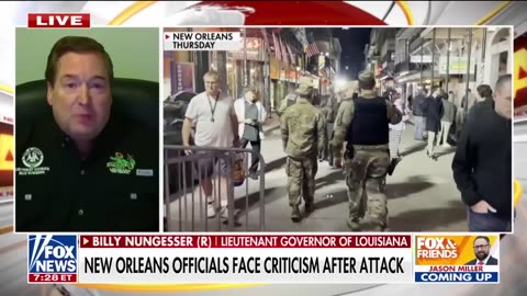 'UNACCEPTABLE'- Louisiana lt gov rips New Orleans city leadership following terror attack