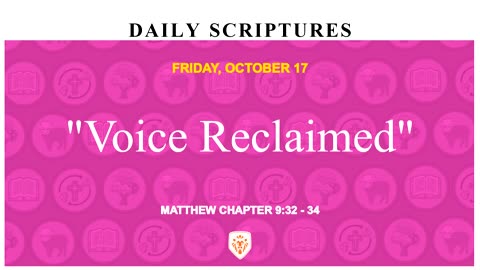 "Voice Reclaimed"