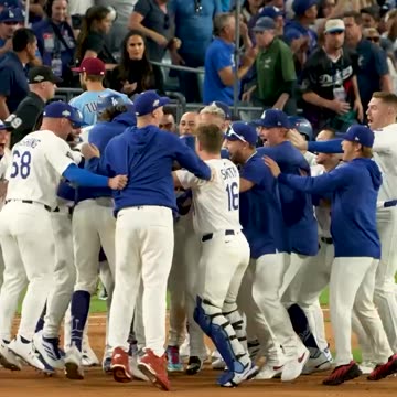 It's all over at Chavez Ravine 🔥 #CLINCHED