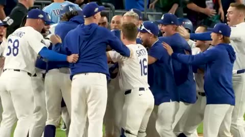 It's all over at Chavez Ravine 🔥 #CLINCHED