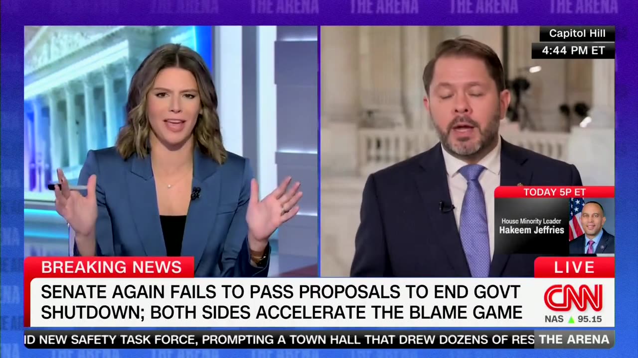 Even CNN Is Skeptical When Dem Sen Denies Party Pressure To Fight Trump Is Real Reason For Shutdown