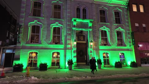 Random green building in Ottawa Canada