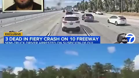 10 Car Crash, WH Press Secty Karoline Leavitt, Gov Newsom Gave Illegal a CA Truck Driver License