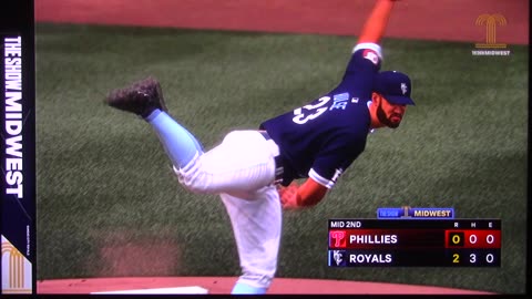 MLB The Show: Kansas City Royals vs Philadelphia Phillies (S24 G129)