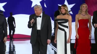 Trump & JD Dance With Their Wives At Ball