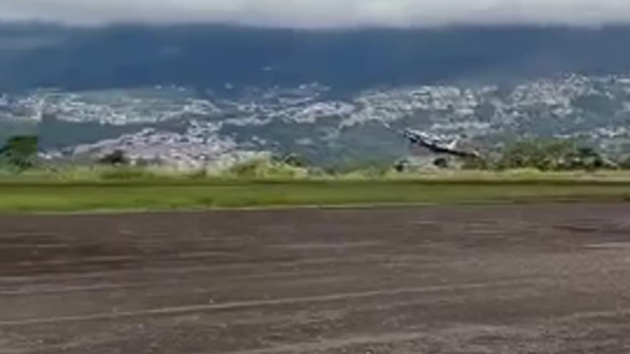 Moment Of A Deadly Plane Crash in Venezuela