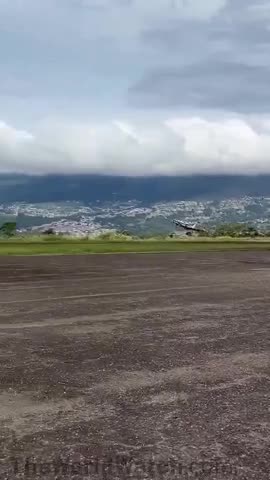 Moment Of A Deadly Plane Crash in Venezuela
