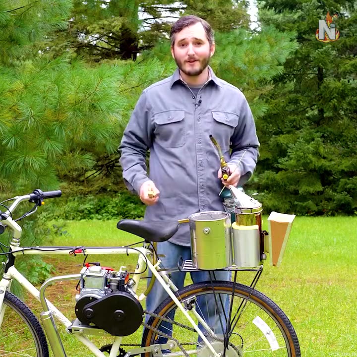 Running a Gasoline Engine on Firewood