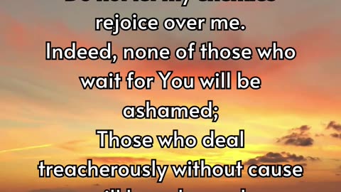 Psalm 25:1-3