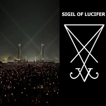 World leaders at the Egyptian base... summoning the devil