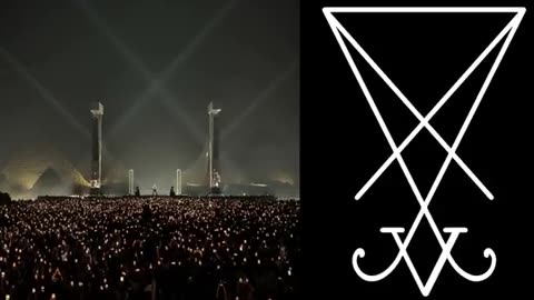 World leaders at the Egyptian base... summoning the devil