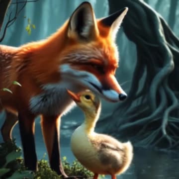 **📖 Lost in the Scary Forest! 🦆🌲 | A Duckling’s Brave Adventure | Kids Story with Life Lesson**