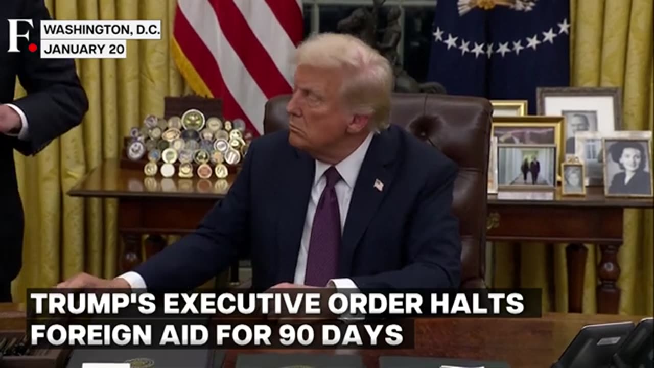 Trump Administration Halts All Foreign Aid; Ukraine Assistance Paused, Exception for Israel | N18G