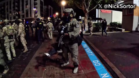 ome degenerate leftist taunted and PUSHED a DHS agent here in Portland, and was