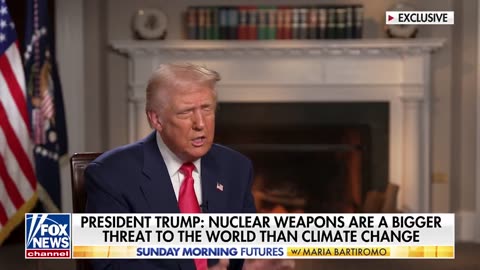 President Trump spoke about his push for peace between Ukraine and Russia.