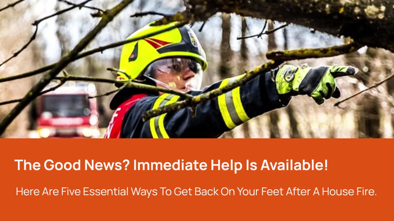 Help After A House Fire