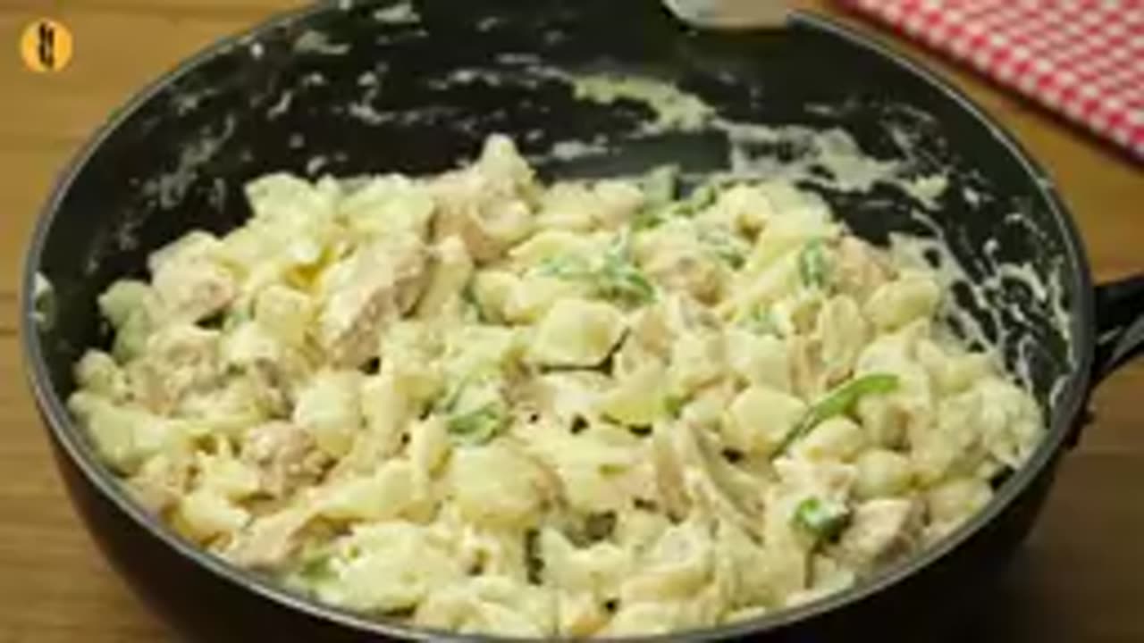 Pasta in White Sauce Recipe by Food Fusion