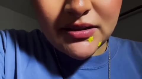 A woman named Melody was recording a video about her perfume when something chilling happened.